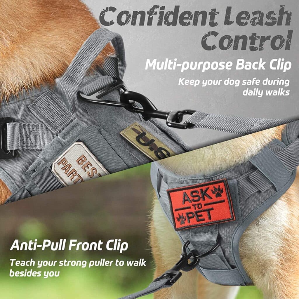 ICEFANG Tactical Dog Harness 2X Handle