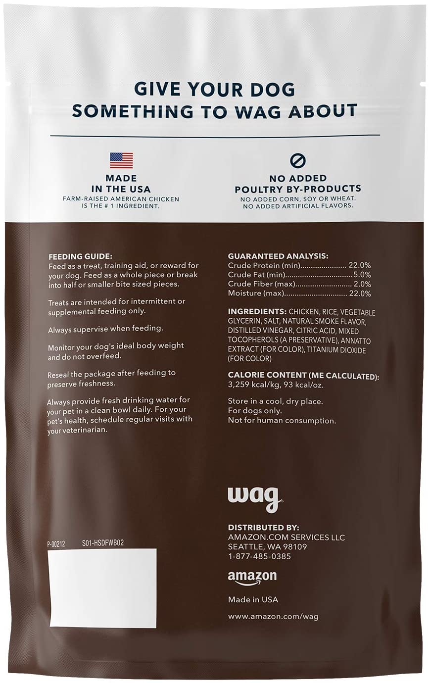 Amazon Wag Treats Chicken & Waffle Bites Review My Little & Large