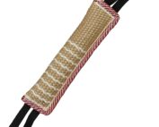 dog tug toy dog training bite pillow jute bite toy review my little and large pet products marketplace