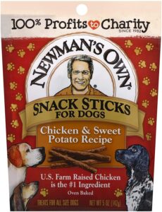 newman's own snack sticks for dogs, 5 oz. (pack of 8) review my little and large pet products marketplace