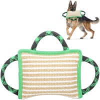 papilon dog training bite pillow tug toy for medium to large dogs review my little and large pet products marketplace