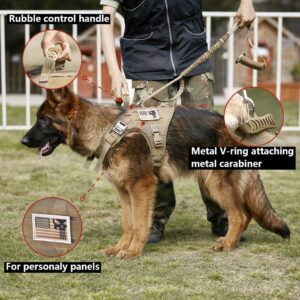 vivoi tactical dog harness and bungee dog leash set my little and large pet products marketplace