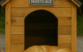 Visually protected pet enjoying warmth inside a solar heated dog house by My Little and Large – order now for safe, eco-friendly comfort.