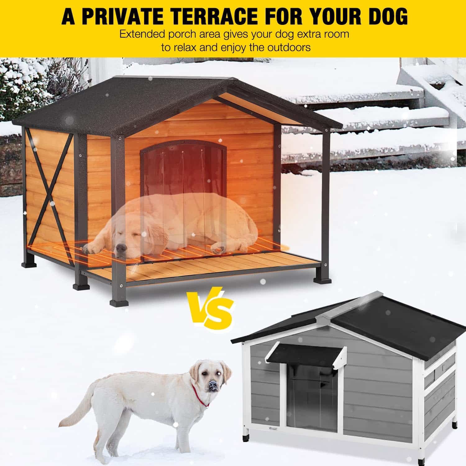 Aivituvin dog house porch