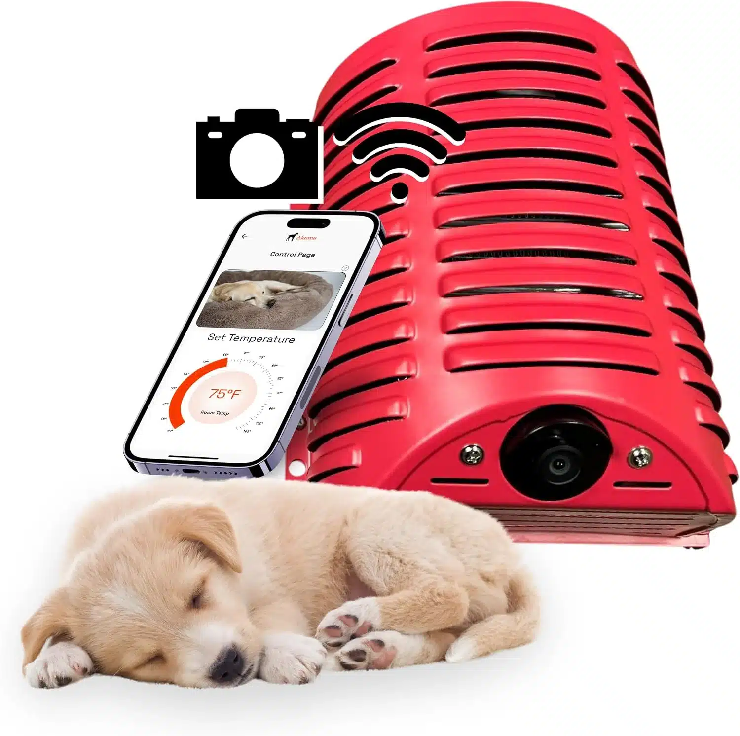 Akoma Hound Heater dog house furnace with app control