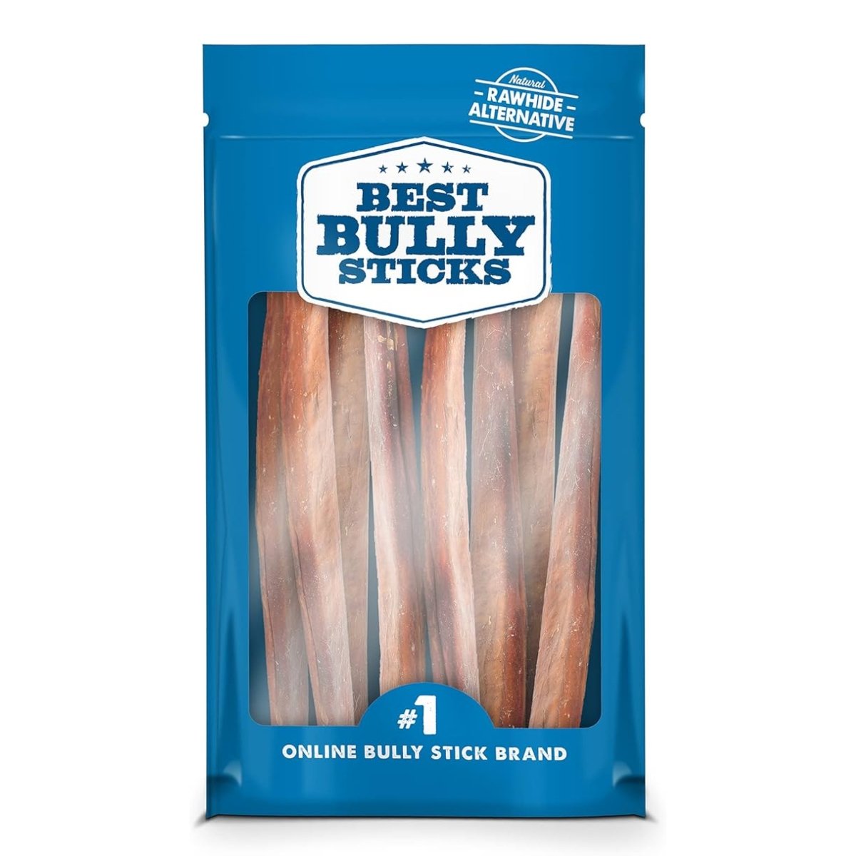 Best Bully Sticks resealable pack of single-ingredient beef bully sticks