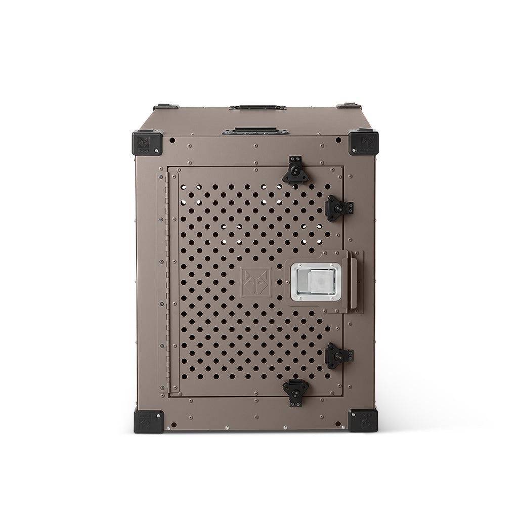 Impact High Anxiety aluminum dog crate — the best escape-proof dog crate for Houdini and anxious dogs