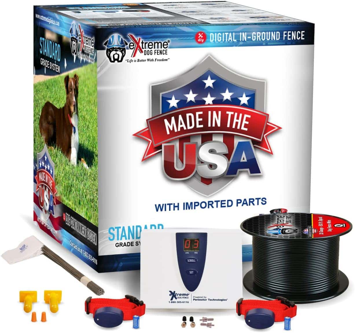 Underground Electric Dog Fence Premium - Standard Dog Fence System for Easy Setu