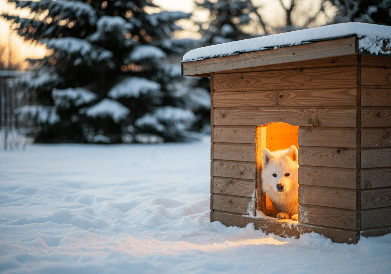 heated dog house