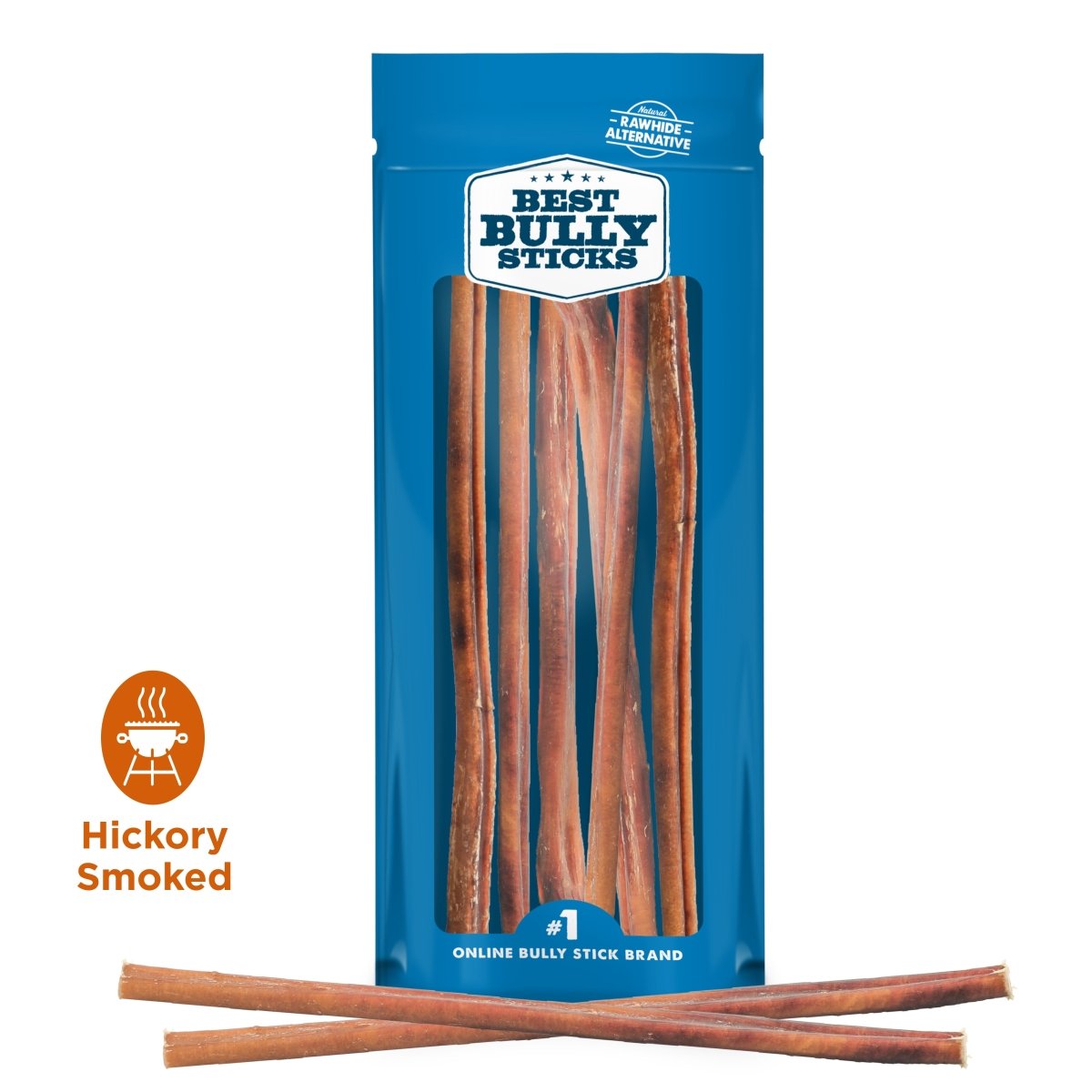 BestBullySticks 12-Inch Hickory Smoked Bully Sticks