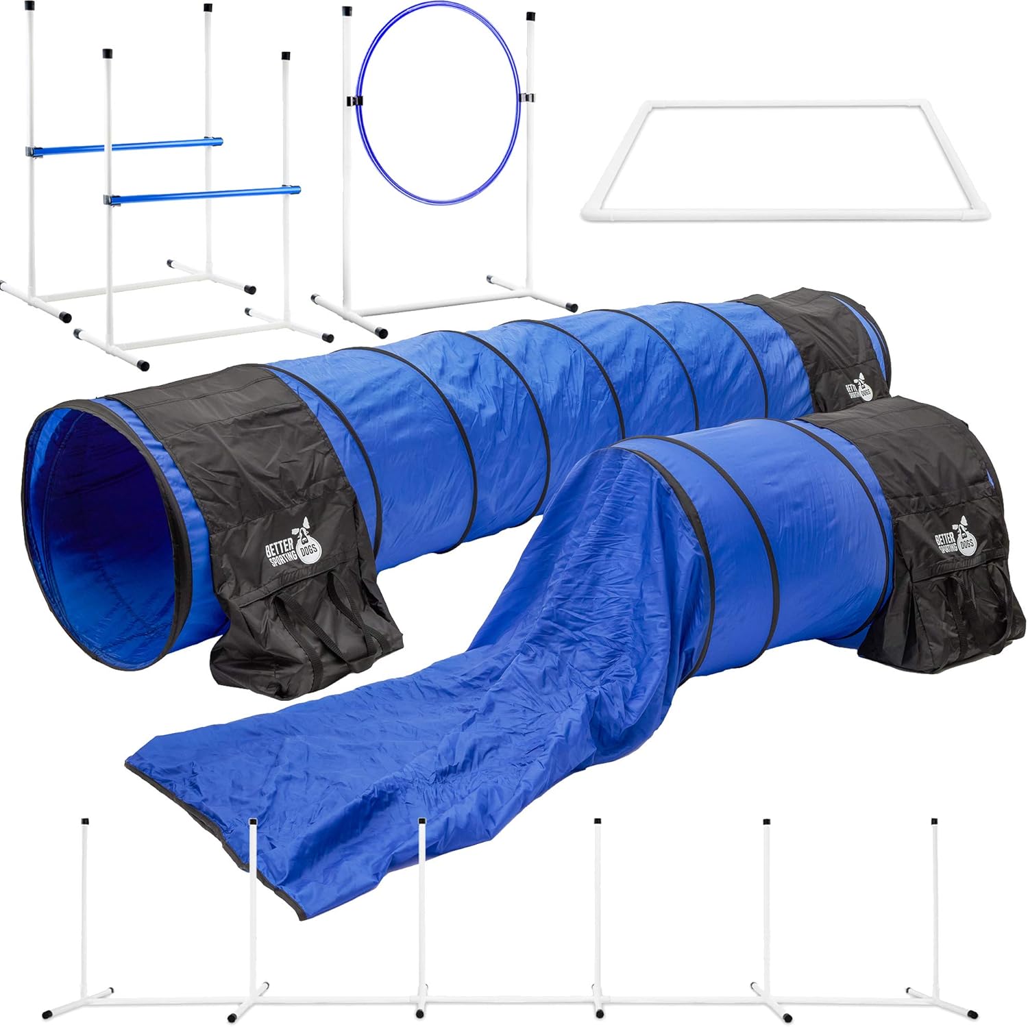 Better Sporting Dogs 7-Piece Agility Course Backyard Set for Dogs