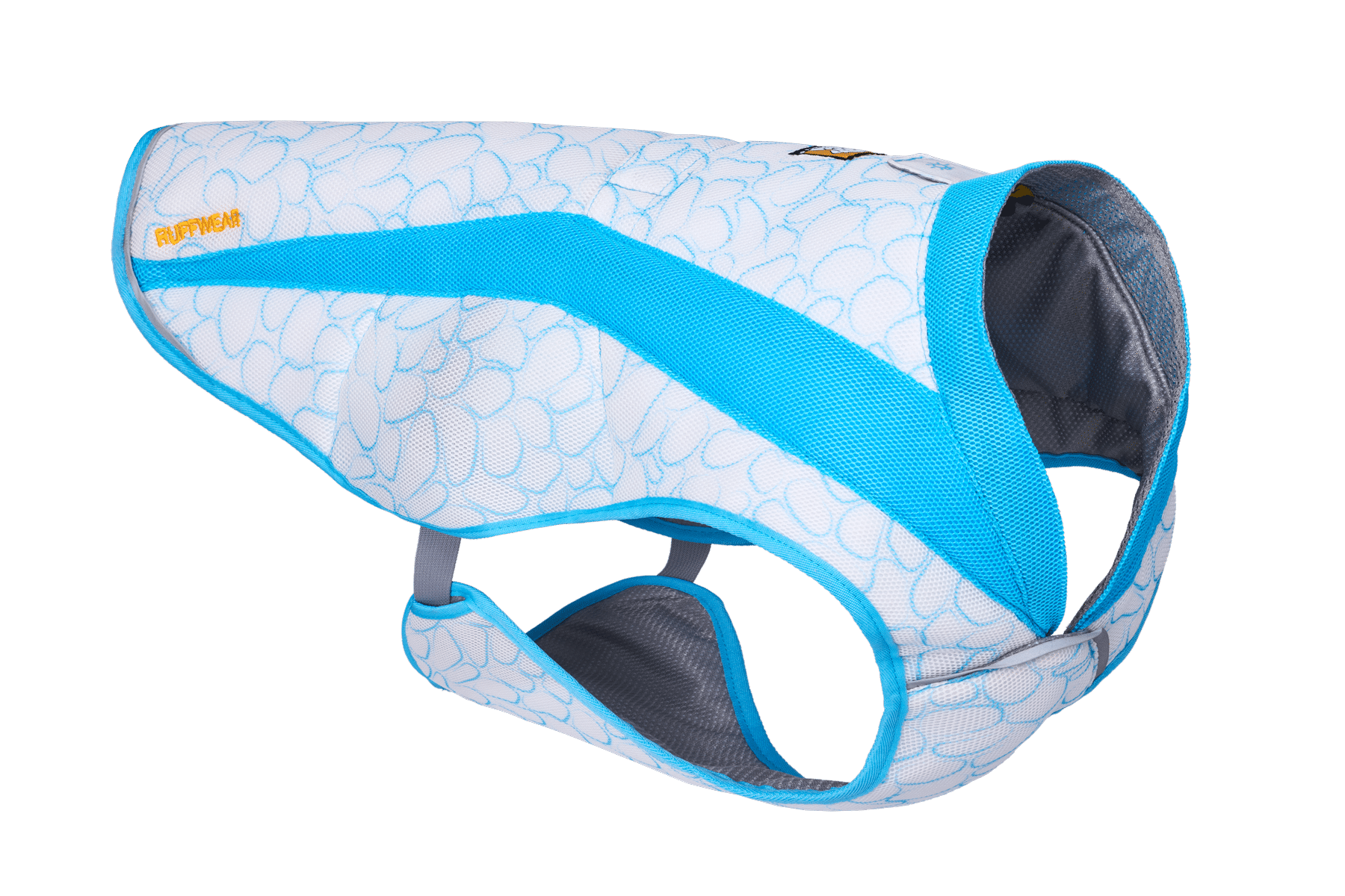 Ruffwear Swamp Cooler cooling vest on a dog — the best cooling vest for dogs