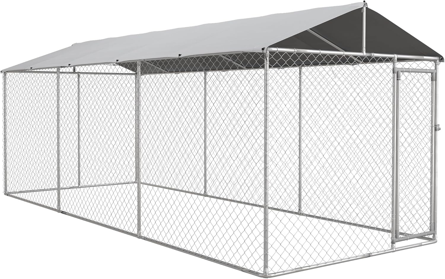 Amazon.com: PawHut Outdoor Dog Kennel, Heavy Duty Dog Run Outdoor Fence with Wat