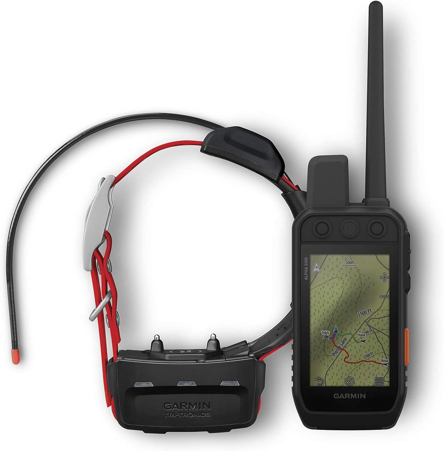 Garmin Alpha 200i handheld GPS dog tracking and training system with collar