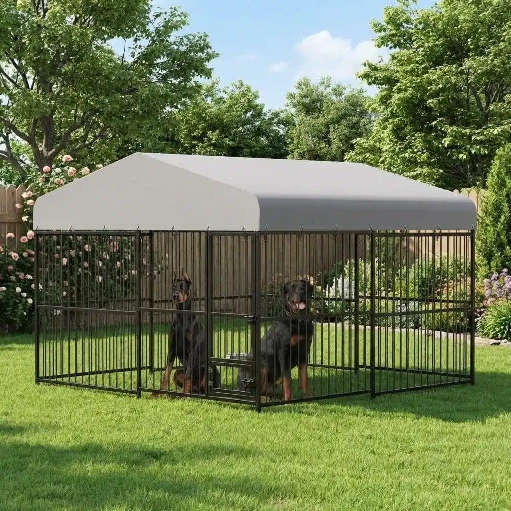 Best dog kennel flooring — interlocking decking and washable mats compared