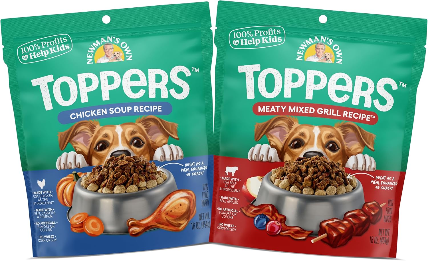 Newman's Own Toppers - Meal Topper for Dry Dog Food - Great for Picky Eater