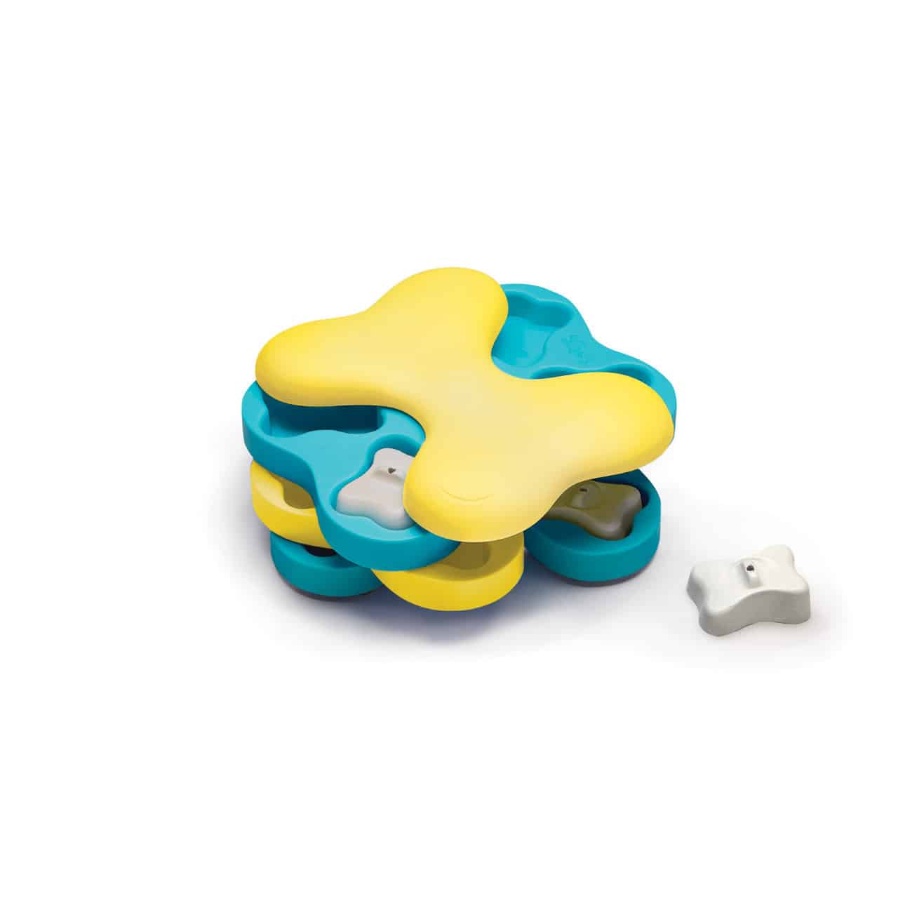 Outward Hound by Nina Ottosson Dog Tornado interactive treat puzzle enrichment toy for a Husky