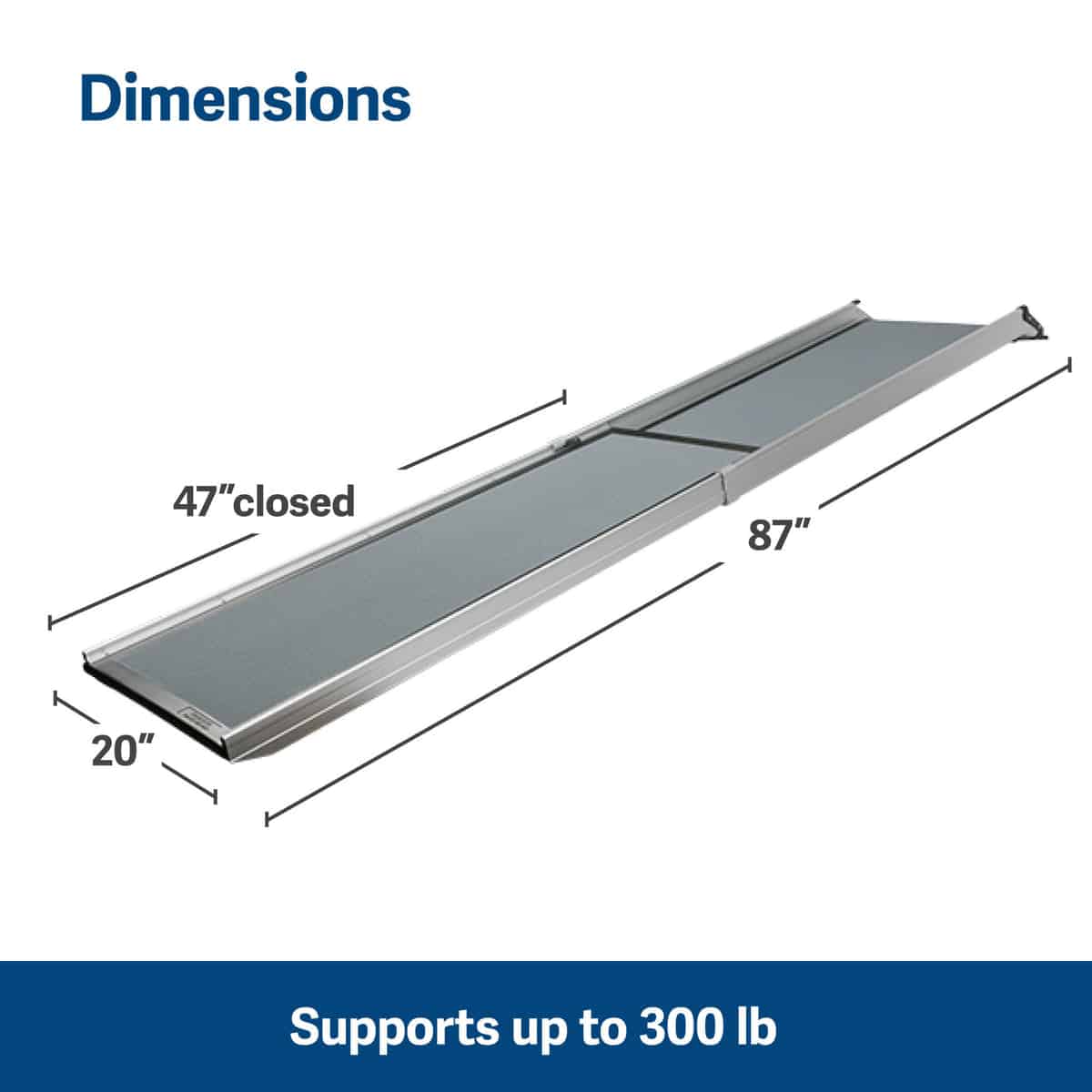 PetSafe Happy Ride telescoping aluminum dog car ramp extended to an SUV with side rails and high-traction surface