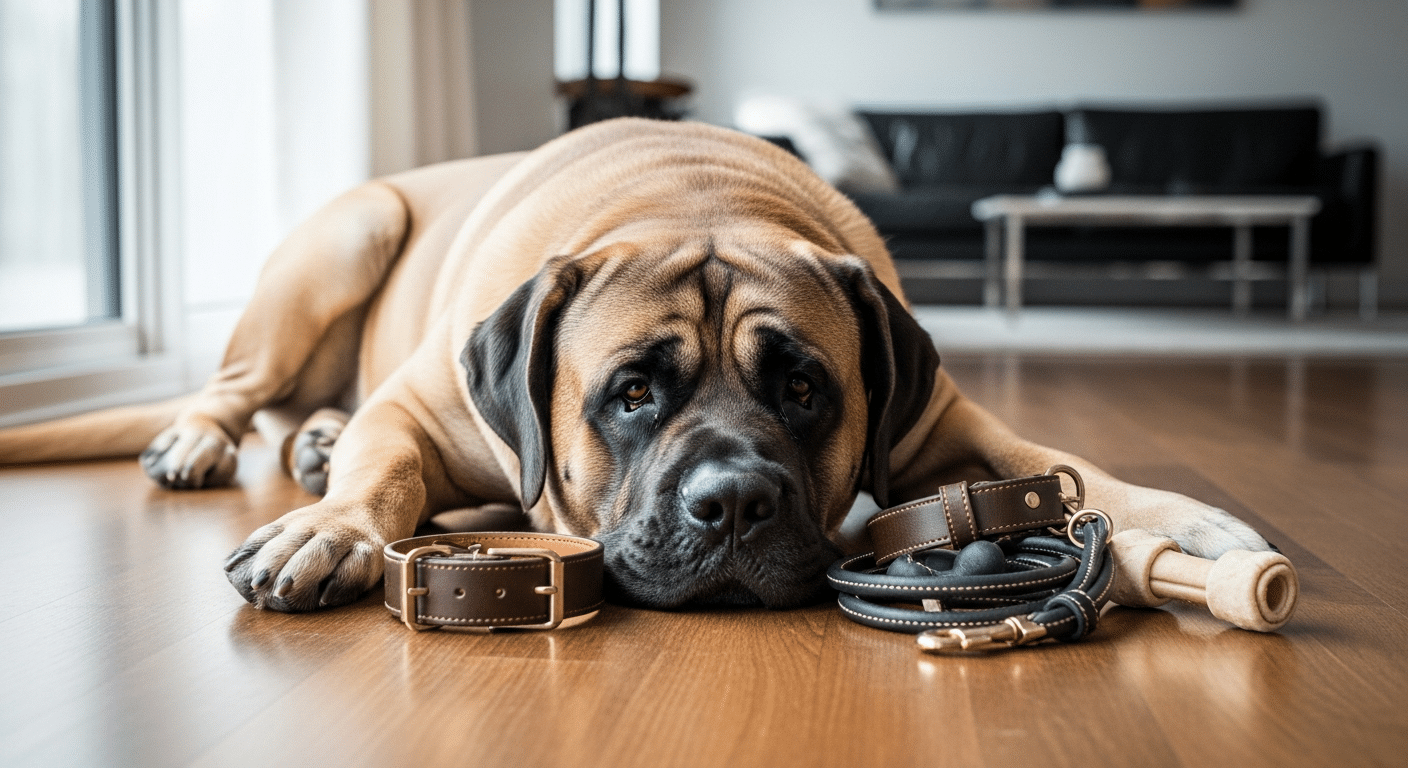 Adult Mastiff at home — essential Mastiff supplies and gear guide