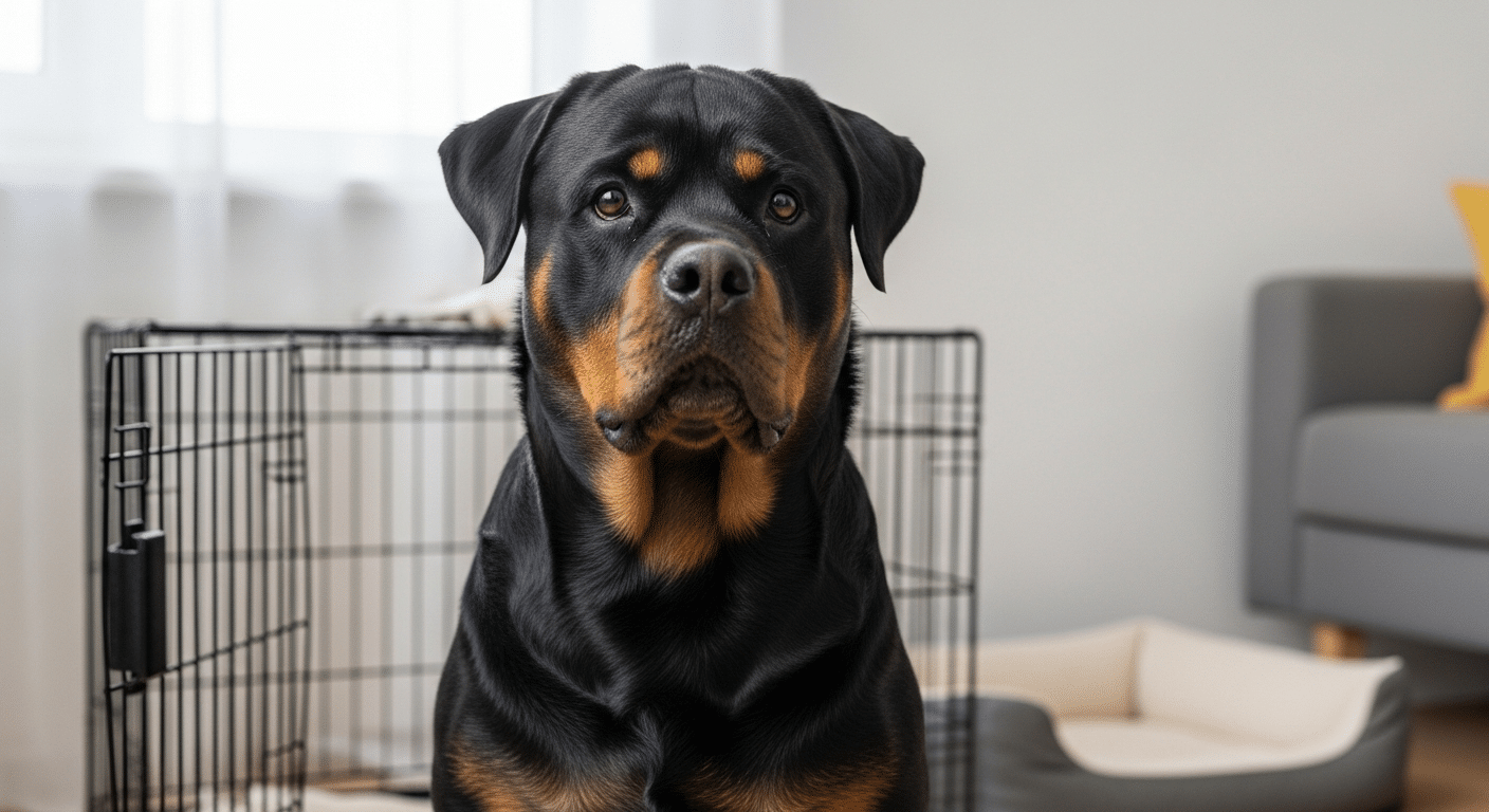 Adult Rottweiler at home — essential Rottweiler supplies and gear guide