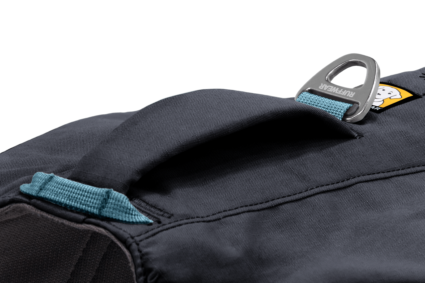Close-up of the reinforced handle on the Ruffwear Front Range Day Pack